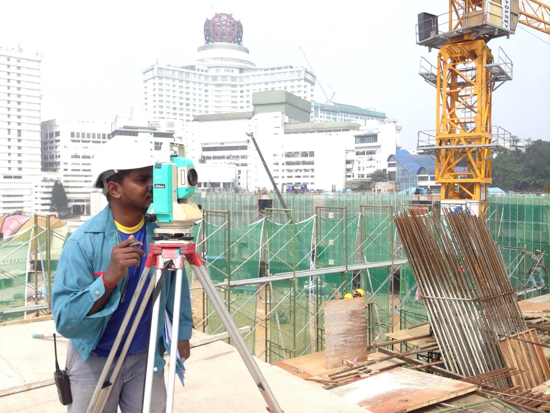 Terrestrial land surveying
